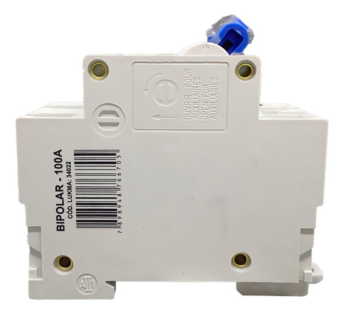 Disjuntor Bipolar Din 80a, 100a - 1un