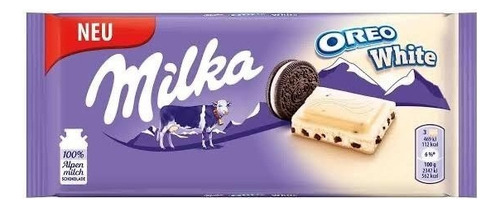 Chocolate Milka Oreo White Blanco 100 Gr