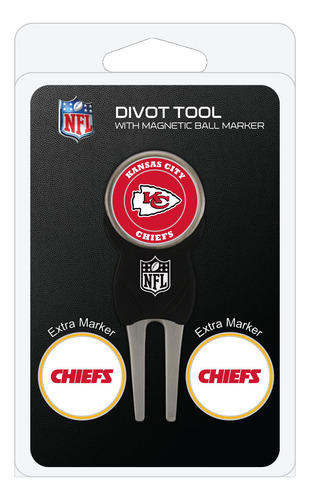 Nfl Kansas City Chiefs Signature Divot Tool And 2 Extra Mark