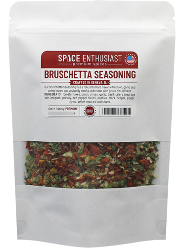 Condimento Bruschetta 113 G Para Amantes De Las Especias