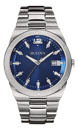 Bulova Reloj De Cuarzo Clásico De Acero Inoxidable De 3