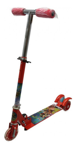 Scooter Patin Del Diablo Toy Story 3 Ruedas Con Luz