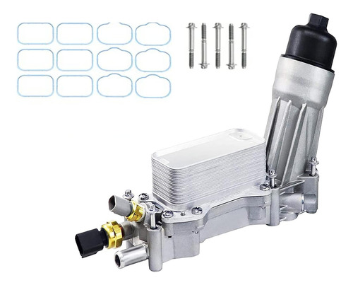 Aluminum Alloy Engine Oil Cooler With Oil Filter Housing Ada