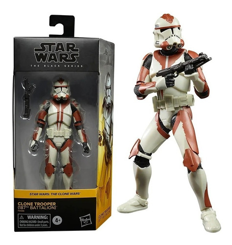 Figura Star Wars Black Series Clone Trooper 187º Batallón