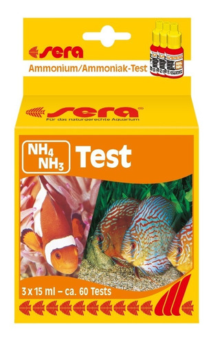 Sera Test Nh4/nh3 (amonio) 3x15ml