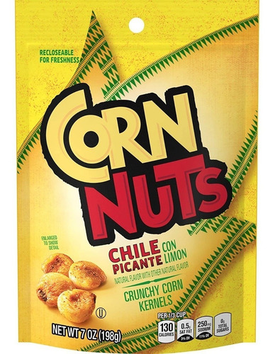 Corn Nuts Botana Chile Picante Con Limon 198g ***importado**