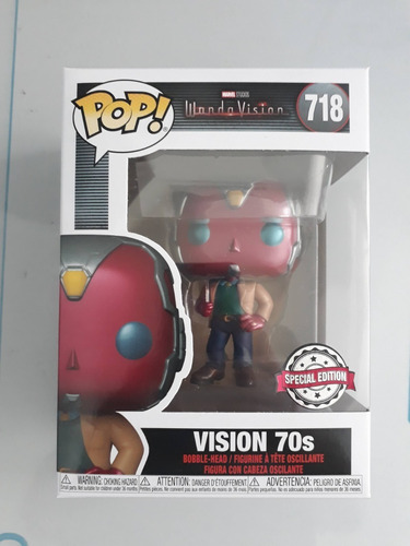 Imagen 2 de 2 de Vision 70s Funko Pop Wandavision Special Edition Disney+