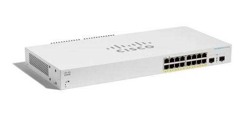 Switch  Cisco Cbs220-16p-2g-ar 16 Puertos Poe 2 Sfp 36 Gbps