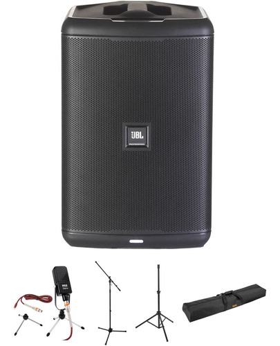 Jbl Portable Eon One Compact Pa Singer/songwriter Kit With M