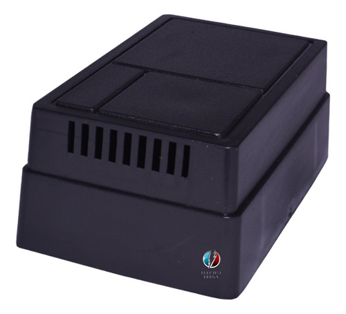 Caja Plastica (l=125:w=80:h=50) Ventilada Negra