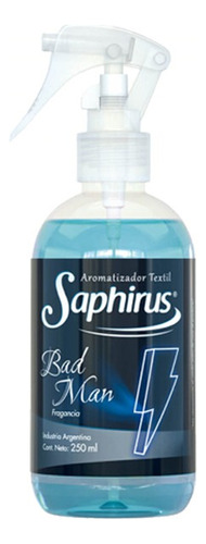 Perfume Aromatizador Fragancias Para Autos Grande Saphirus Azul Bad Man