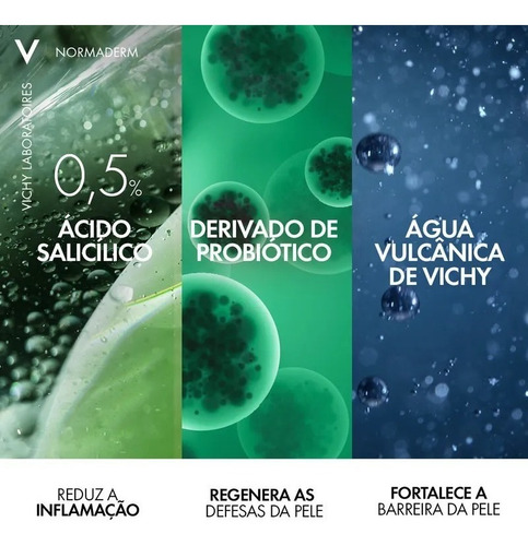 Imagem 4 de 4 de Gel De Limpeza Intensivo Normaderm Phytosolution 150g Vichy
