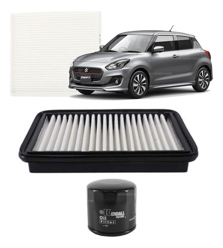 Filtros Aire/polen/aceite Suzuki Swift 1.2 K12m 2014-2019