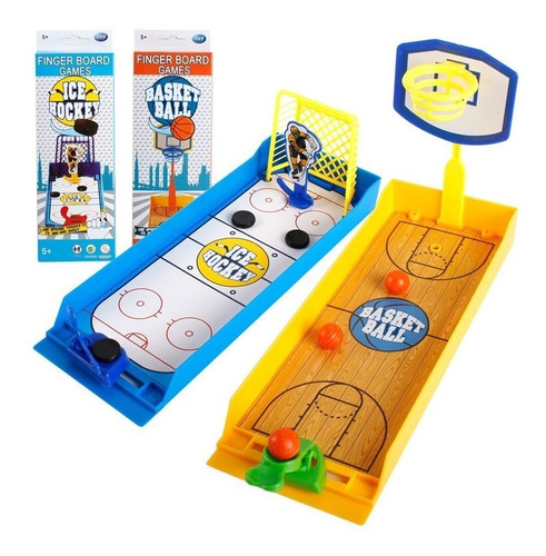 Juego De Mesa Basquet Hockey Deportes Para Dedos- Del Tomate