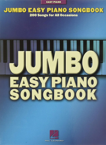 Libro Jumbo Easy Piano Songbook: 200 Songs, En Ingles