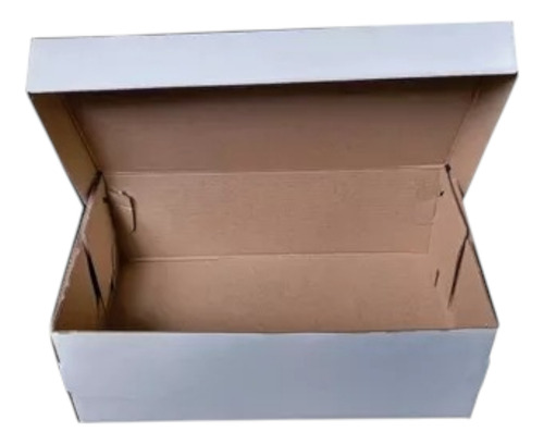 Caja Blanca Para Zapatillas 32x20x11,5 (100 Unidades) Blanco