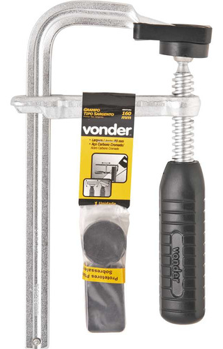 Grampo Tipo Sargento 160 Mm X 80 Mm Vonder