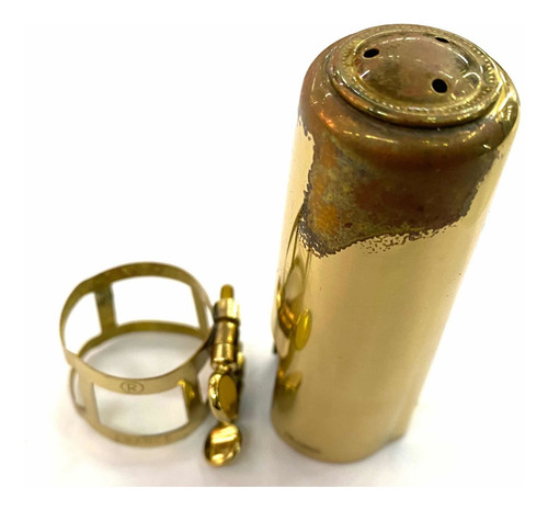 Abraçadeira Sax Tenor C/ Tampa Vandoren Lc 803 Novo Vitrine