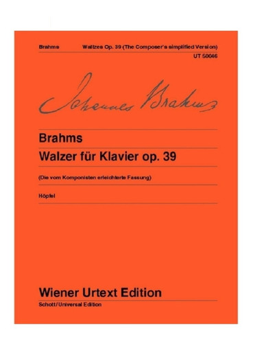 Waltzes Op.39 ( The Composer´s Simplified Version)