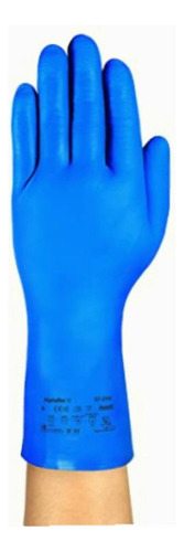 Alphatec 37-310 Guantes De Nitrilo Sin Látex Gran Confort Color Azul Talla 10.0 (XL)