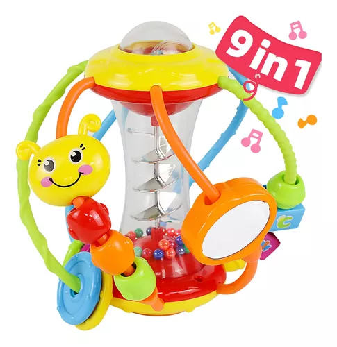  Juguetes para bebés de 0 a 6 meses – Juego de sonajeros para  bebés, juguetes para bebés de 0 a 6 a 12 meses, juguetes sensoriales para  la dentición para bebés