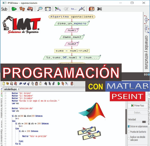 Programación En Matlab, Pseint, Python