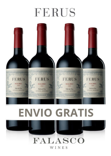 Falasco Wines Ferus Malbec X4 750cc - Cerveza Store