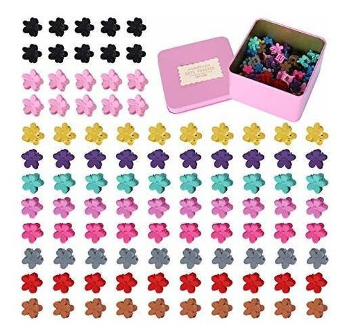 Horquillas - Lady Up 50 Pcs Hair Clips Multi-colored Cute Mi