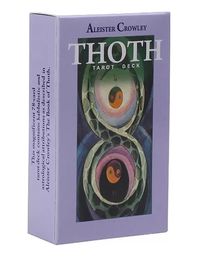 Mazo Tarot De Thoth 78 Cartas Plastificadas + Libro Pdf