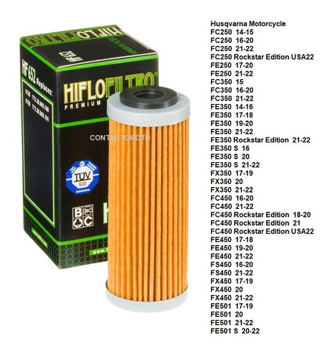 Filtro De Aceite Husqvarna Fc Fx Fe Fs 250/350/450/501 14a22