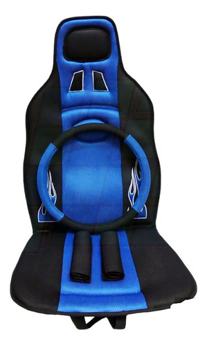 Kit Cubre Asiento Deportivo Color Azul