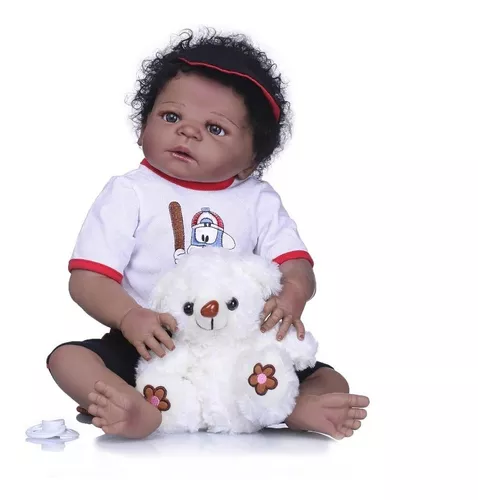 Bebe bebe reborn menino com acessorio e silicone