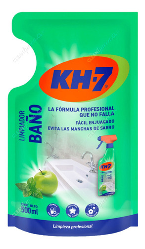 Kh-7 Limpiador De Baños Desinfectante Doypack 500 Ml