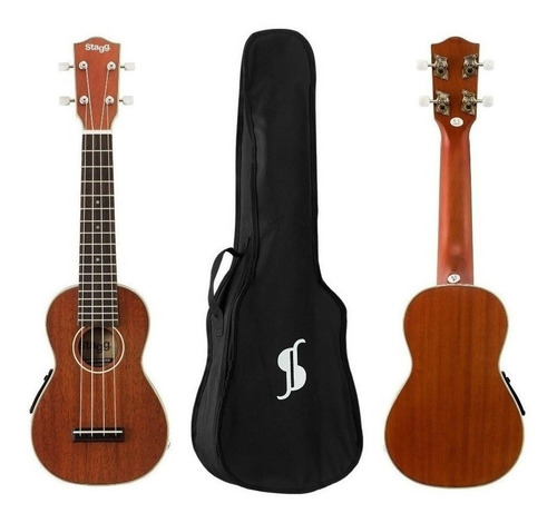 Ukelele Soprano Stagg Us80se Con Eq Envio 