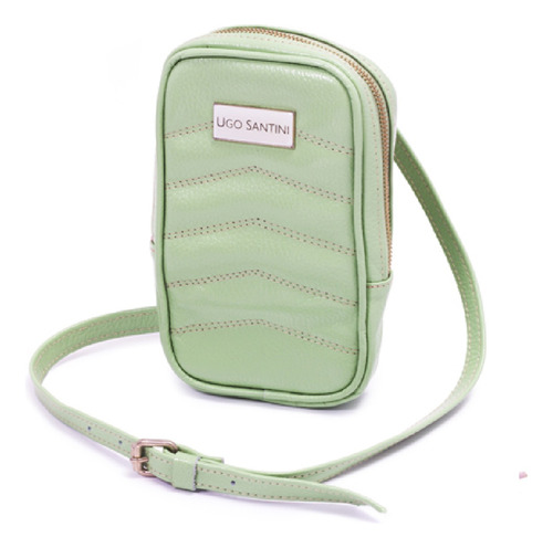 Bandolera Vicky - Verde Acqua Cuero Vacuno Ugo Santini