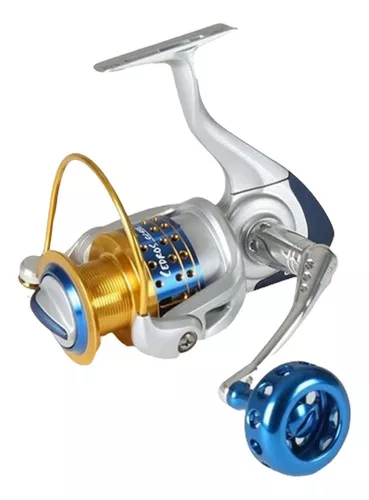 Reel Okuma Cedros 5 Rulemanes Cj-40s Pesca Febo Color Plateado