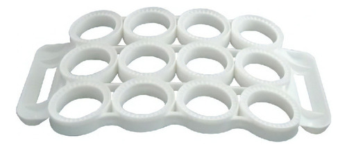 Sorrentinero Curvo X 12 Plastico Sorrentino Molde D+m Bazar Color Blanco