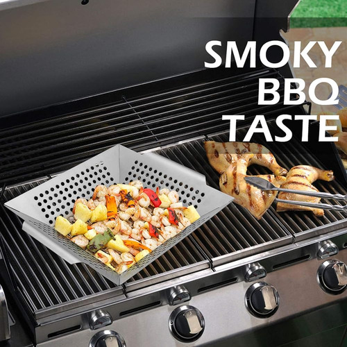8 Canasta Para Asar, Canasta De Parrilla Para Barbacoa Peque