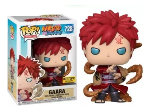 Funko Pop! Naruto Shippuden - Gaara Metallic #728 Hot Topic / Special Edition Exclusivo