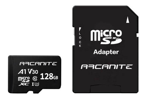 Tarjeta De Memoria Arcanite 128gb Microsdxc Con Adaptador -
