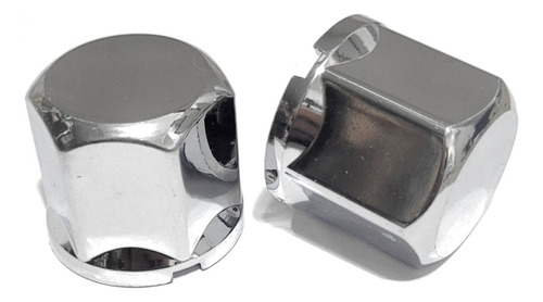 50 Capa De Porca Parafuso Sextavada Cromada Kia Bongo 23mm