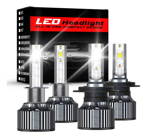 Kit De Enfoque Led H1 H7 Para Chevrolet Corsa 2002-2008