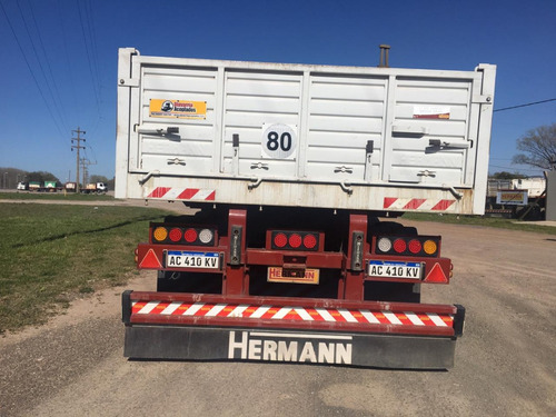 Semi Vuelco Bilateral Con Dos Cajas 10,50 Mts - Hermann 2018