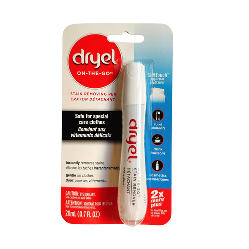 Dryel On-the-go Caneta Remove Manchas Roupa Delicada Bastão