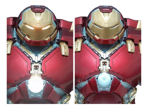 Iron Man Homem De Ferro Mk43 + Hulkbuster Mk44 / 44cm