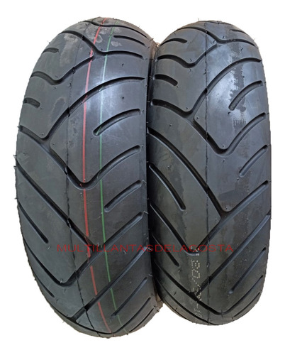 2 Llantas 130/90-10 Tipo Pista No Usan Camara + Envio +meses