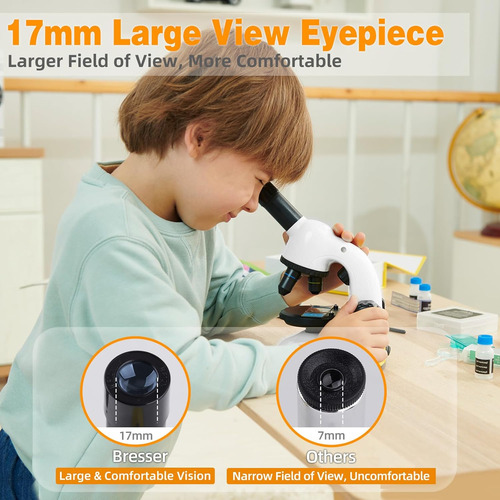 Microscopio Para Niños, Kit De Microscopio Para Niños, Kit D