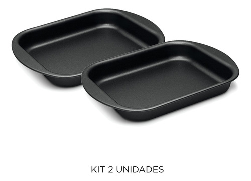 Kit X 2 Fuentes Hondas Rectangular Modelo Brasil, 22cm