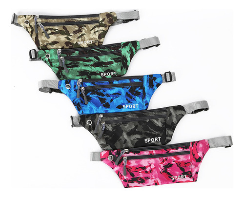 Riñonera Deportiva De Camuflaje Para Mujer, Móvil Y Riñonera