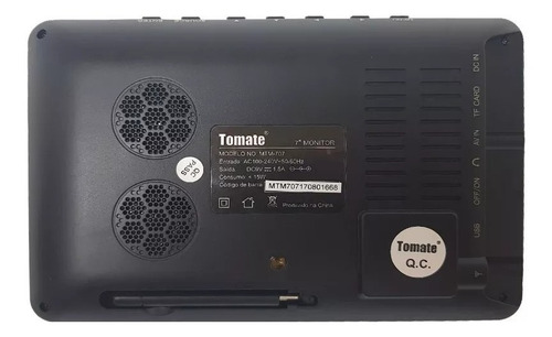 Tv Digital Monitor Portatil Hd 7 Poleg Antena Fotos Usb Fm